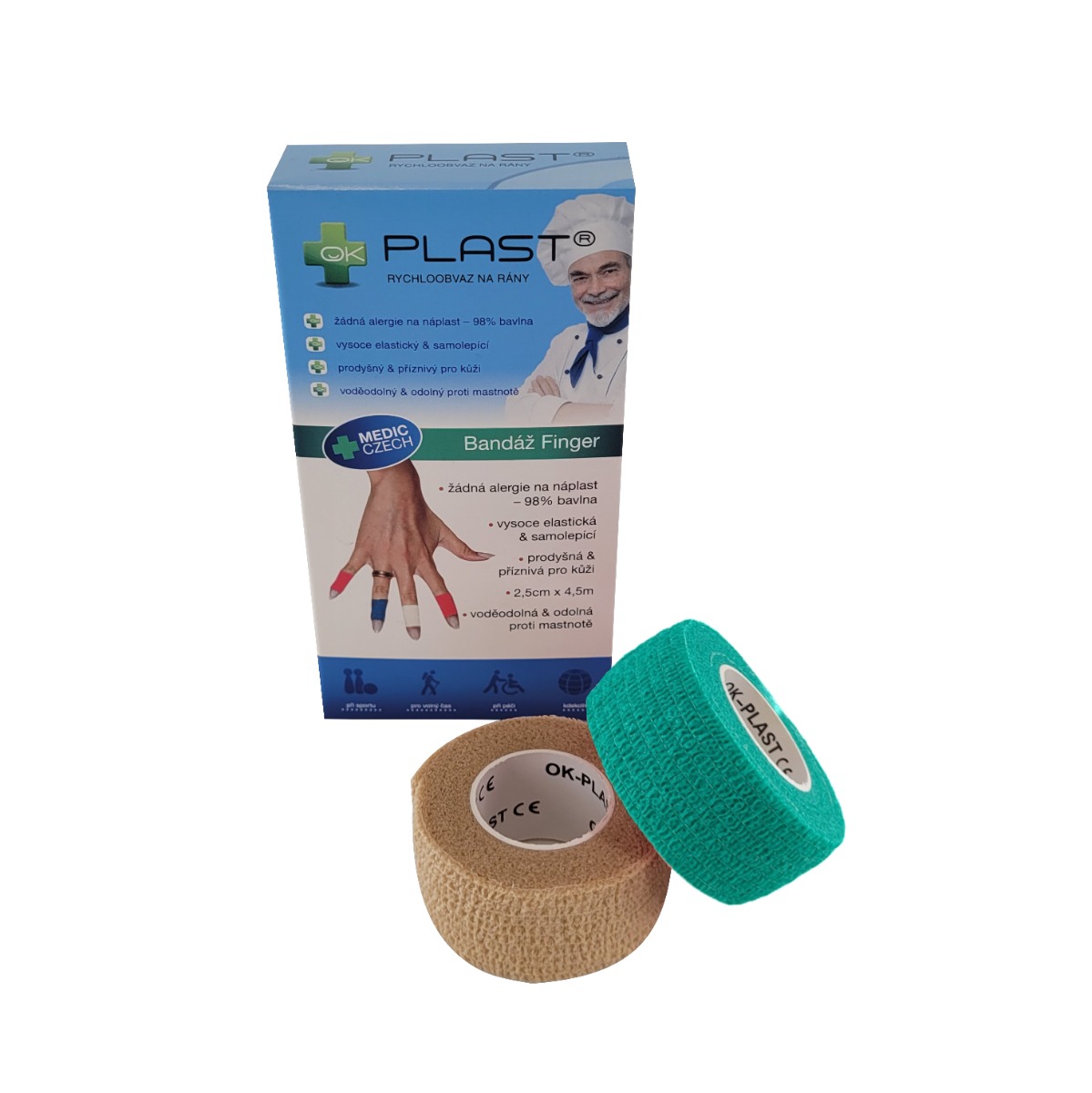 OK-plast Rychloobvaz Bandáž Finger 2