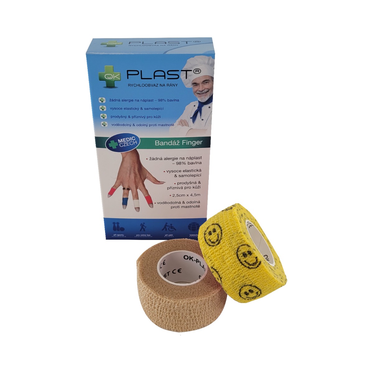 OK-plast Rychloobvaz Bandáž Finger 2