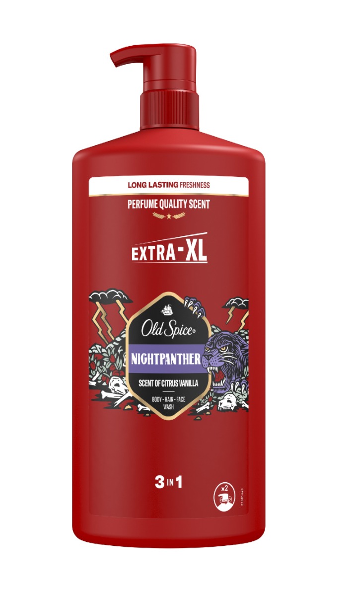 Old Spice Night Panther Sprchový gel a šampon 1000 ml Old Spice