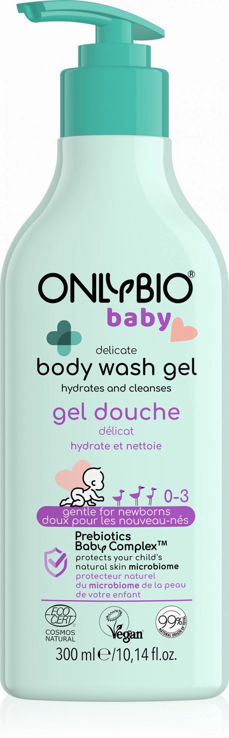 OnlyBio Jemný mycí gel pro miminka (300 ml) OnlyBio
