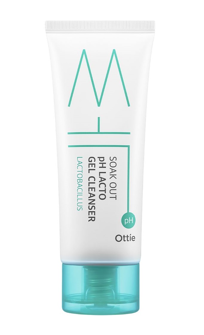 Ottie Soak Out čisticí gel s kyselinou mléčnou a vyváženým pH 100 ml Ottie