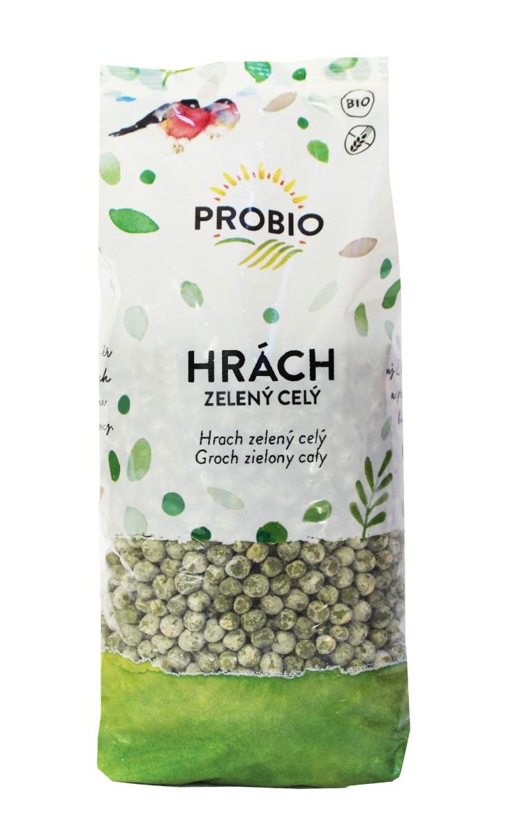 PROBIO Hrách zelený celý BIO 500 g PROBIO