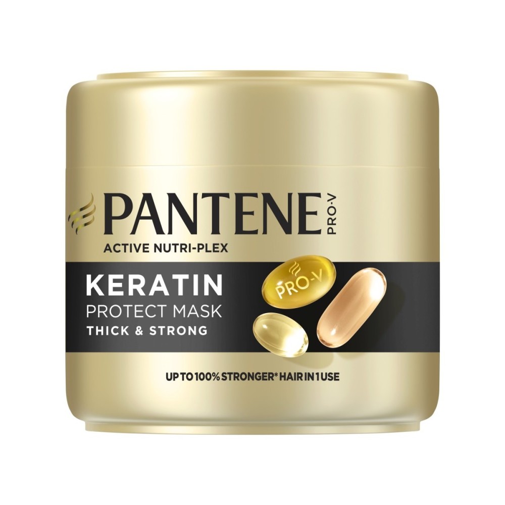 Pantene Pro-V Keratin Thick & Strong maska na jemné a slabé vlasy 300 ml Pantene Pro-V