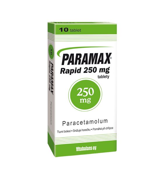 Paramax Rapid 250 mg 10 tablet Paramax
