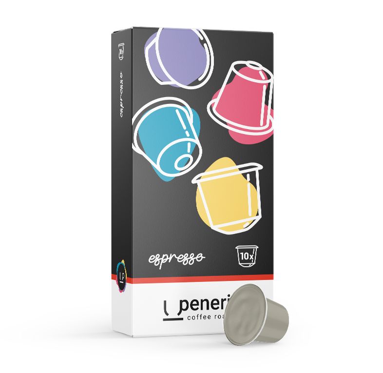 Penerini Espresso 100% arabika kávové kapsle 10 ks Penerini