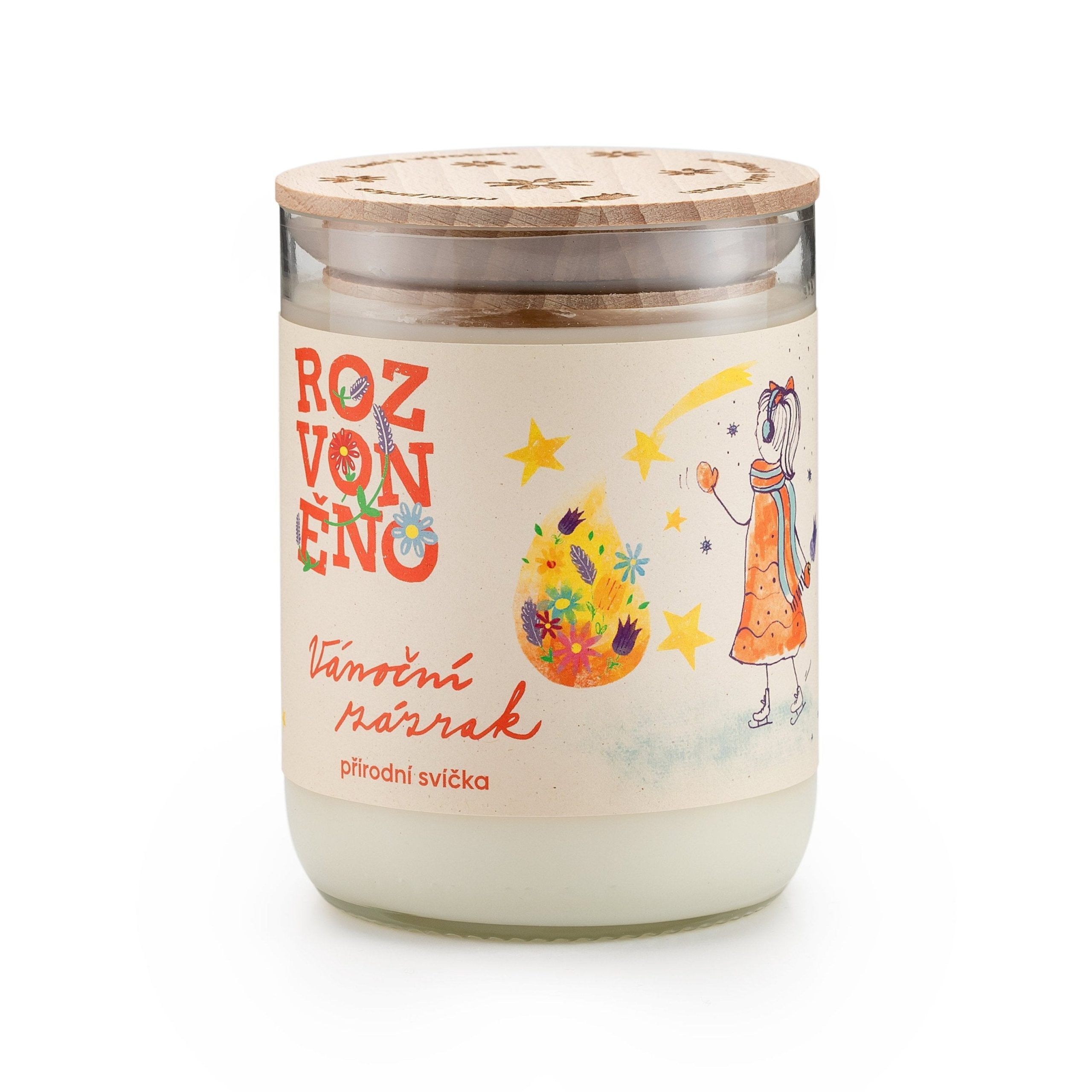 Rozvoněno Vonná svíčka - Vánoční zázrak (300 ml) Rozvoněno