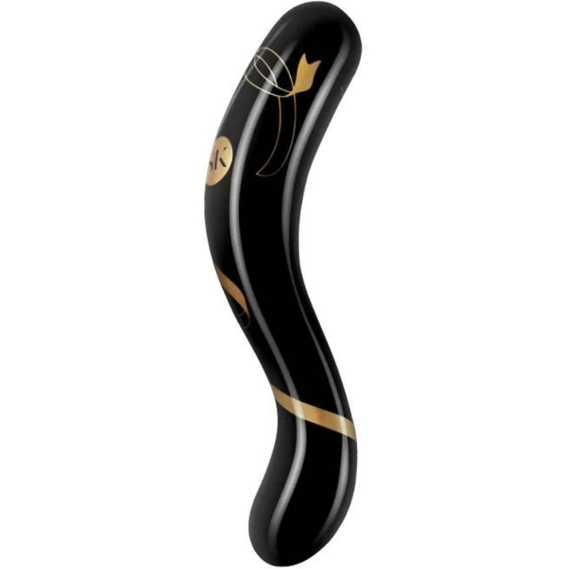 Secret Kisses Skleněné dildo Handblow Duo Ended 17 cm Secret Kisses