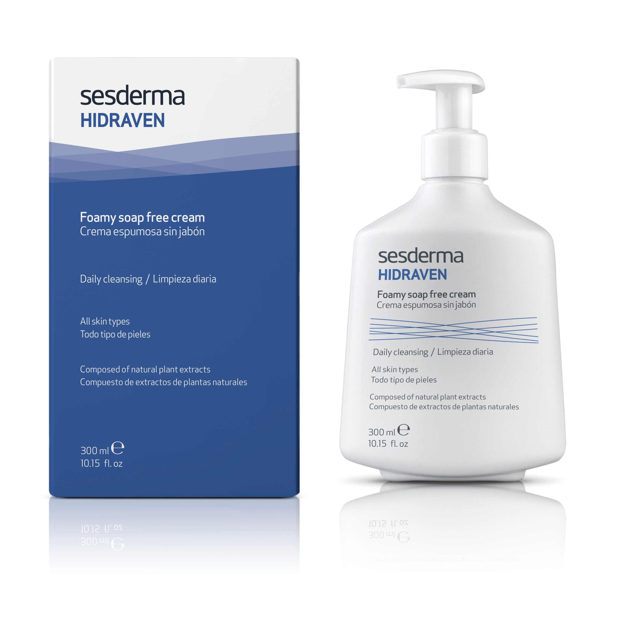 Sesderma Hidraven Pěnivý krém bez mýdla 300 ml Sesderma
