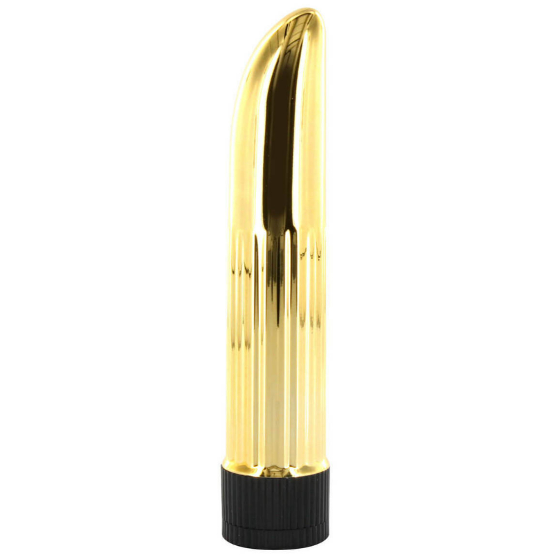 Seven Creations Plastový vibrátor Gold Finger 13