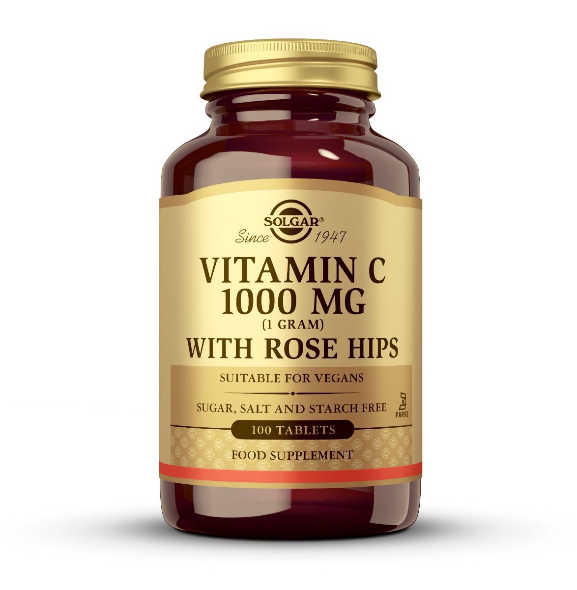 Solgar Vitamín C se šípky 1000 mg 100 tablet Solgar