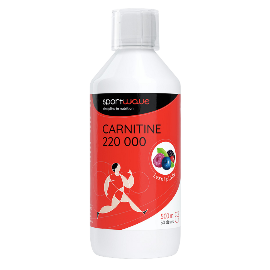 Sport Wave Carnitine 220 000 500ml - lesní plody Sport Wave