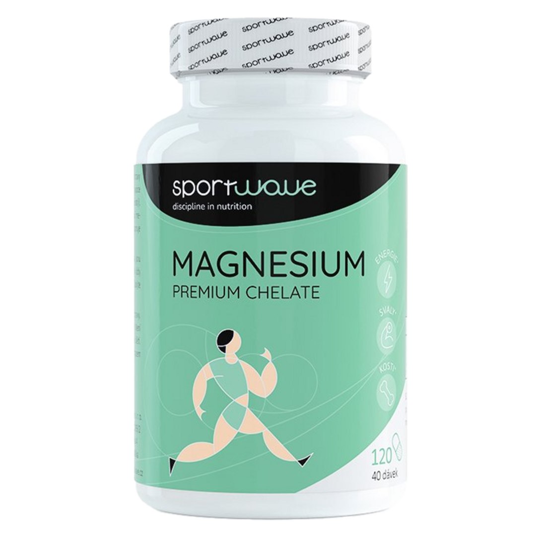 Sport Wave Magnesium chelate - 120 kapslí Sport Wave