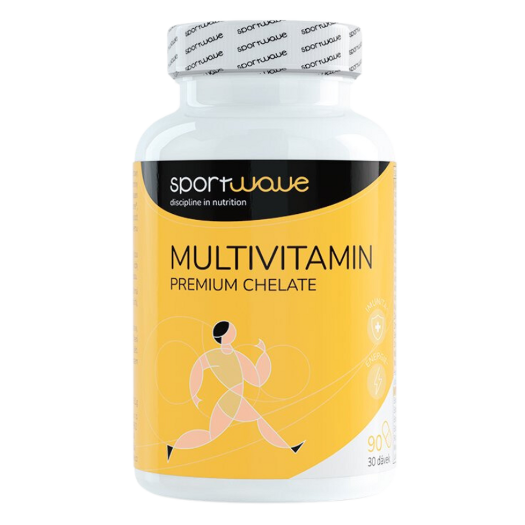 Sport Wave Multivitamin Premium chelate - 90 kapslí Sport Wave