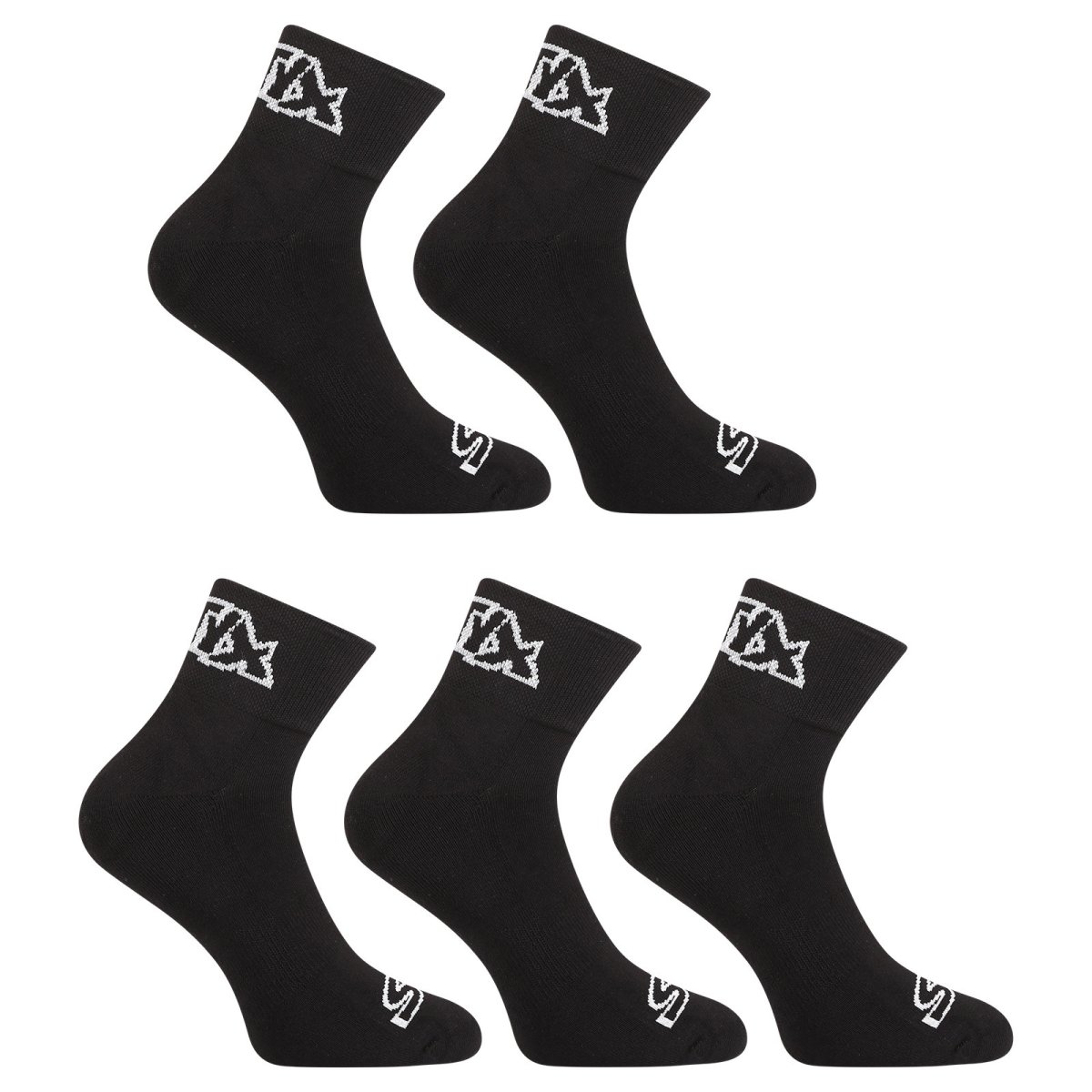 Styx 5PACK ponožky kotníkové černé (5HK960) XL Styx