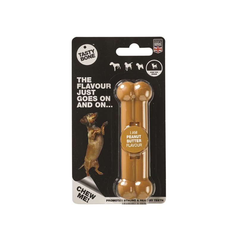 Tasty Bone Kostička nylonová pro extra malé psy - Arašídové máslo Tasty Bone