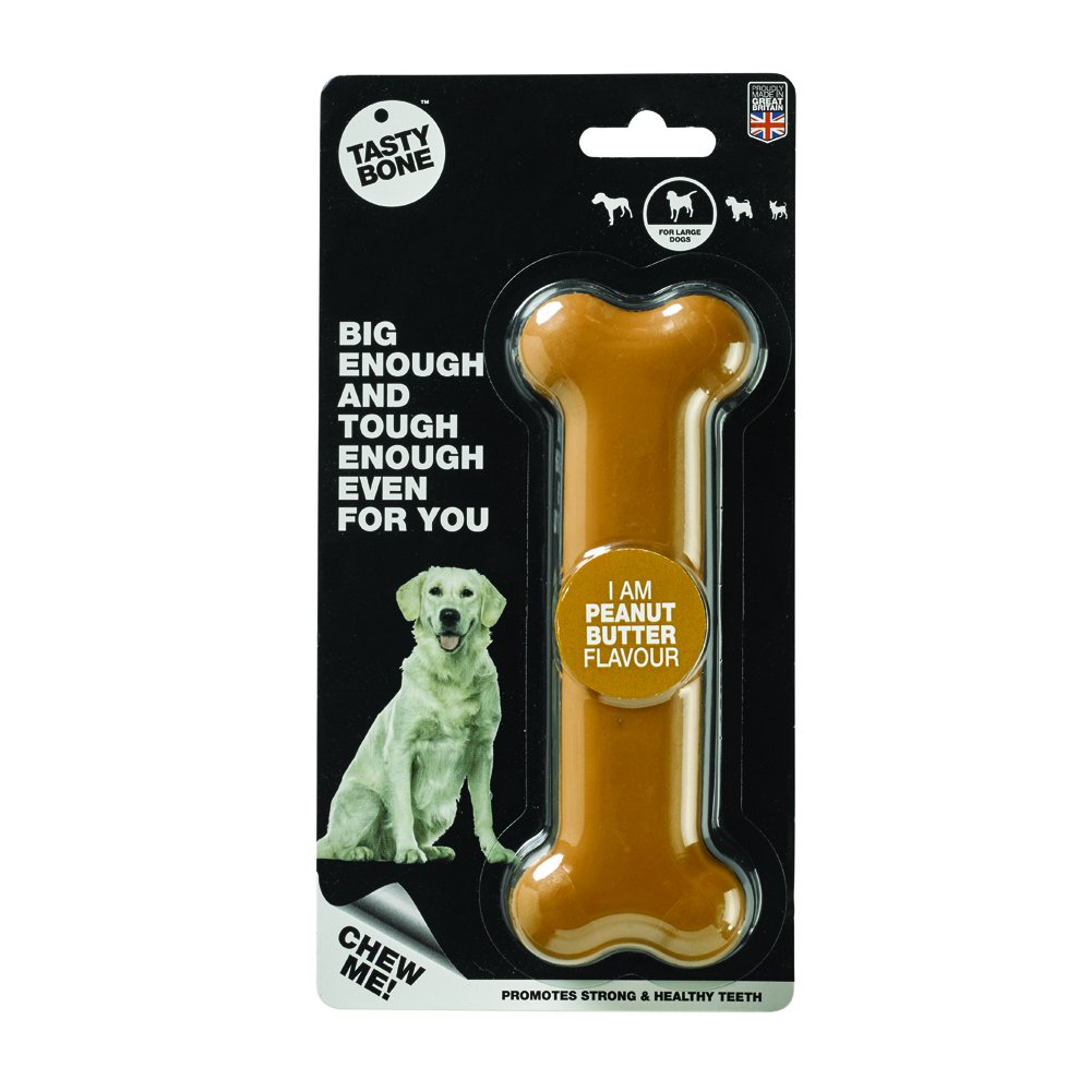 Tasty Bone Kostička nylonová pro velké psy - Arašídové máslo Tasty Bone