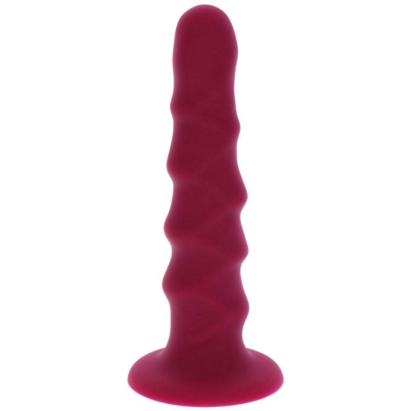 Toy Joy Silikonové dildo s přísavkou Ribbed Dong 16 cm Toy Joy