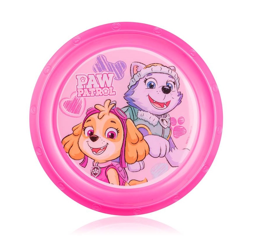 Vetro-Plus Mělký plastový talíř Patrola Girl 22 cm Vetro-Plus