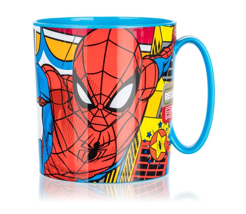 Vetro-Plus Plastový hrnek do mikrovlnky Spiderman 260 ml Vetro-Plus