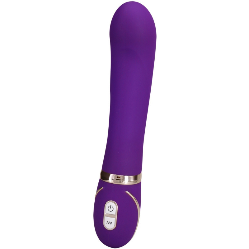 Vibe Couture Vibrátor s dvojitým silikonem Front Row Purple 22 cm Vibe Couture