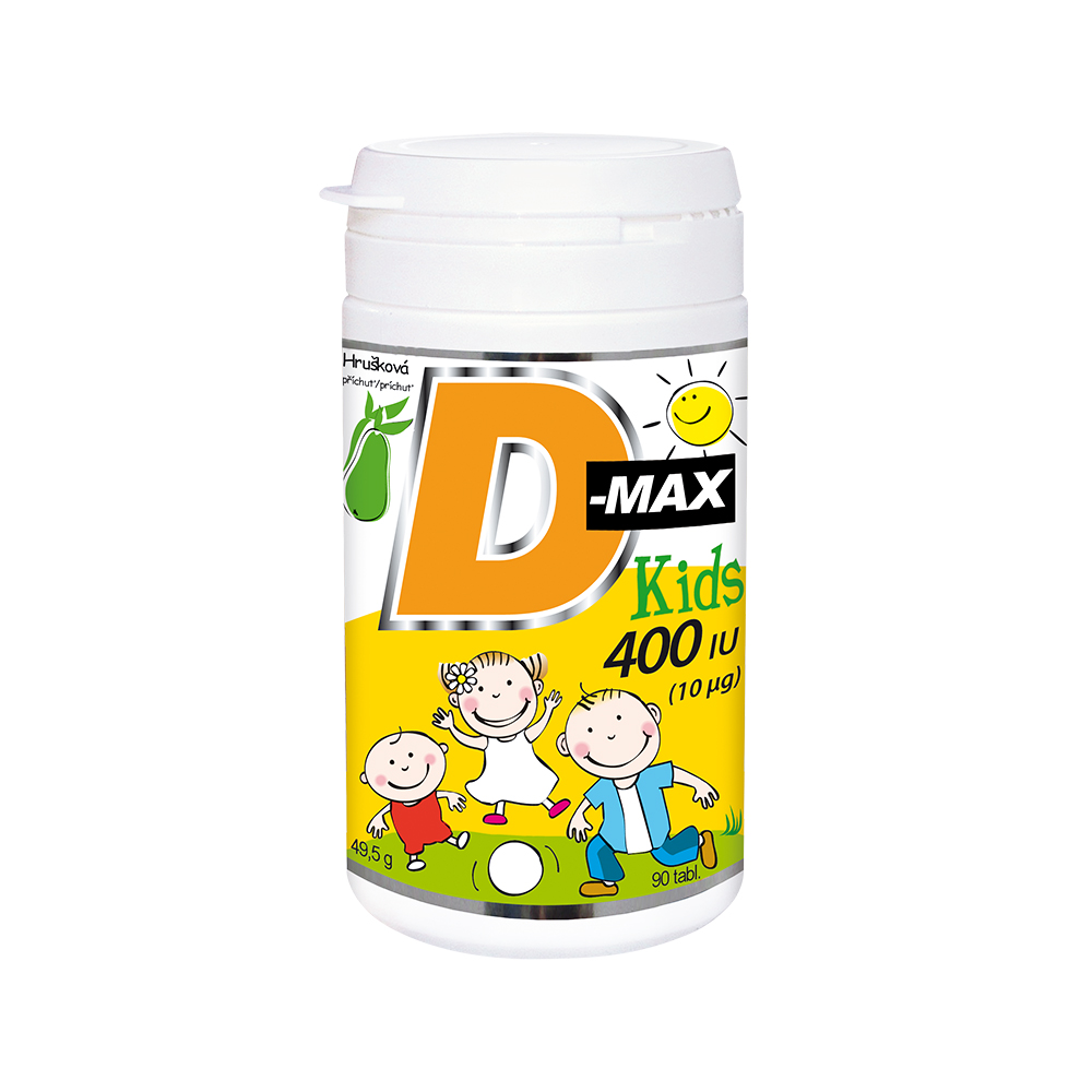 Vitabalans D-Max Kids 400 IU 90 žvýkacích tablet Vitabalans
