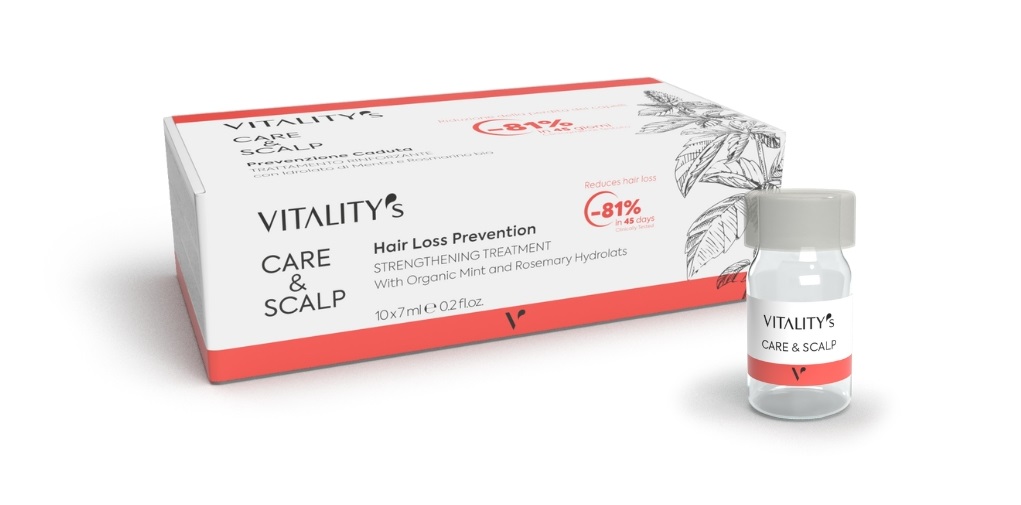 Vitality’s Care & Scalp posilující lotion 10x7 ml Vitality’s