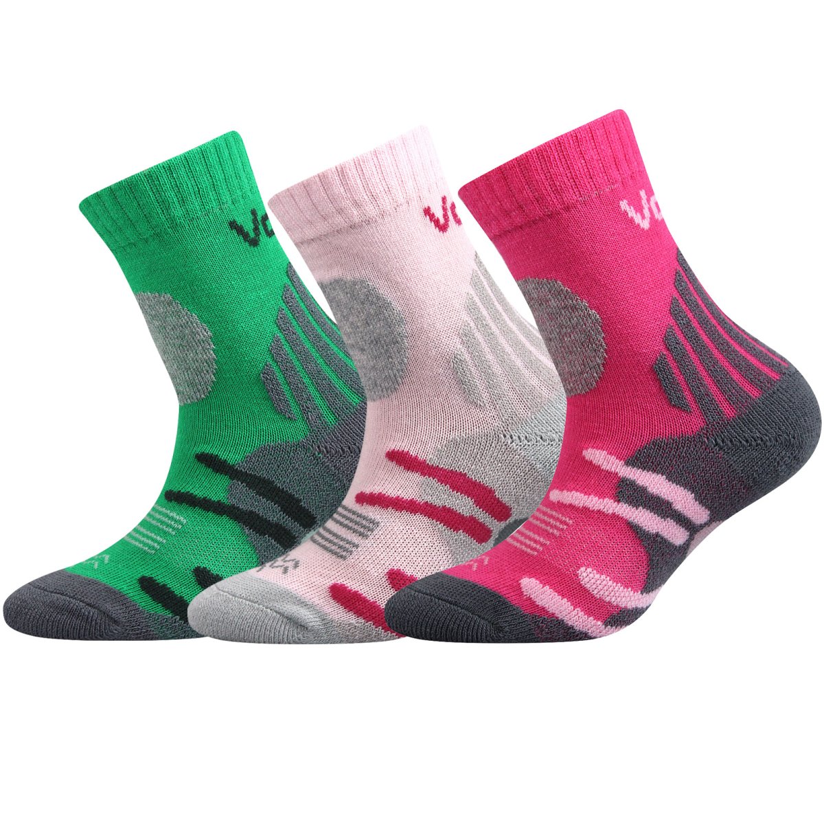 VoXX 3PACK dětské ponožky vícebarevné (Horalik-Mix A) 25/29 VoXX