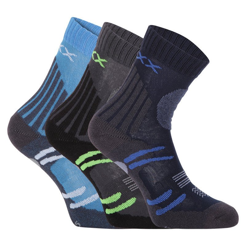 VoXX 3PACK dětské ponožky vícebarevné (Horalik-Mix B) 25/29 VoXX