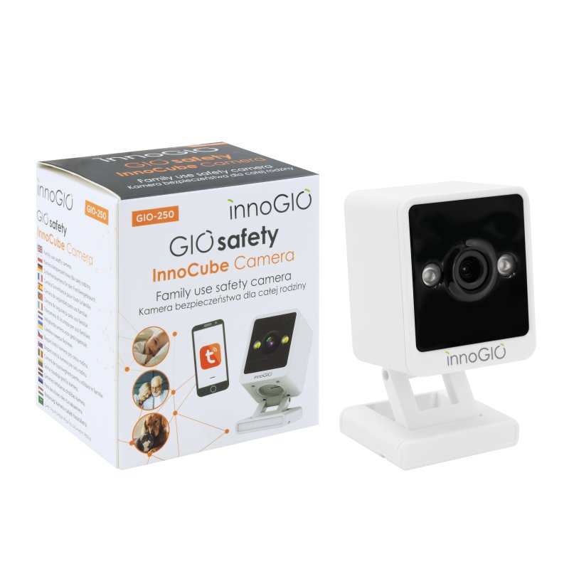 innoGIO domácí Smart Wi-fi kamera GIOsafety InnoCube InnoGIO