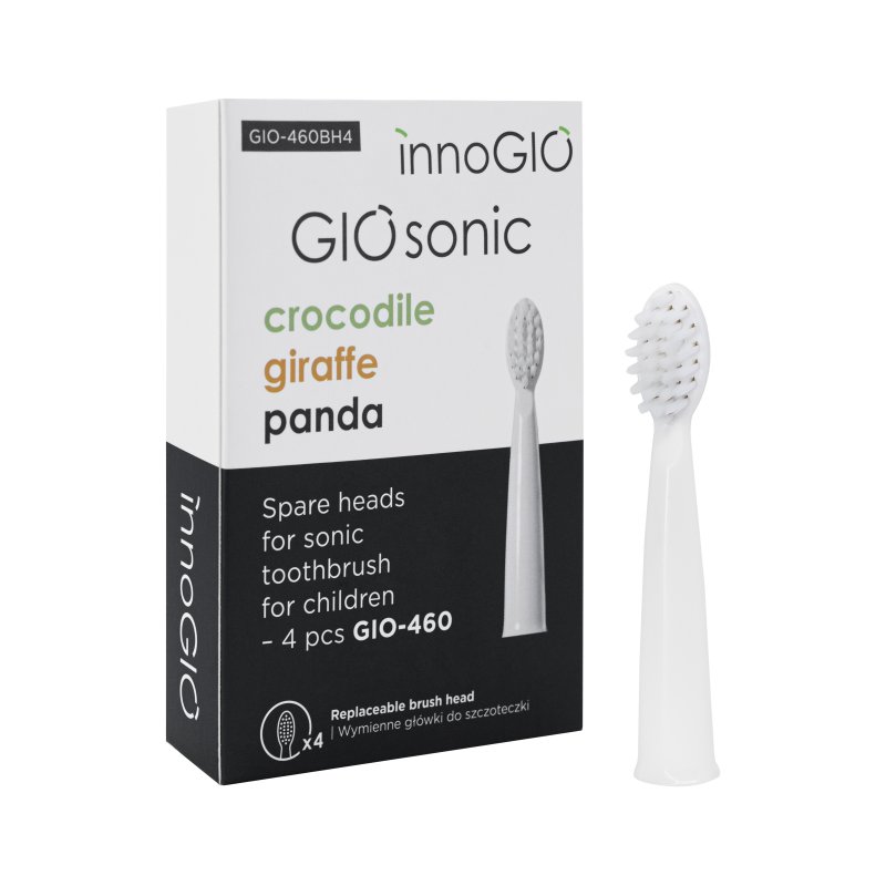 innoGIO náhradní hlavice k sonickému kartáčku GIOSonic 4ks InnoGIO