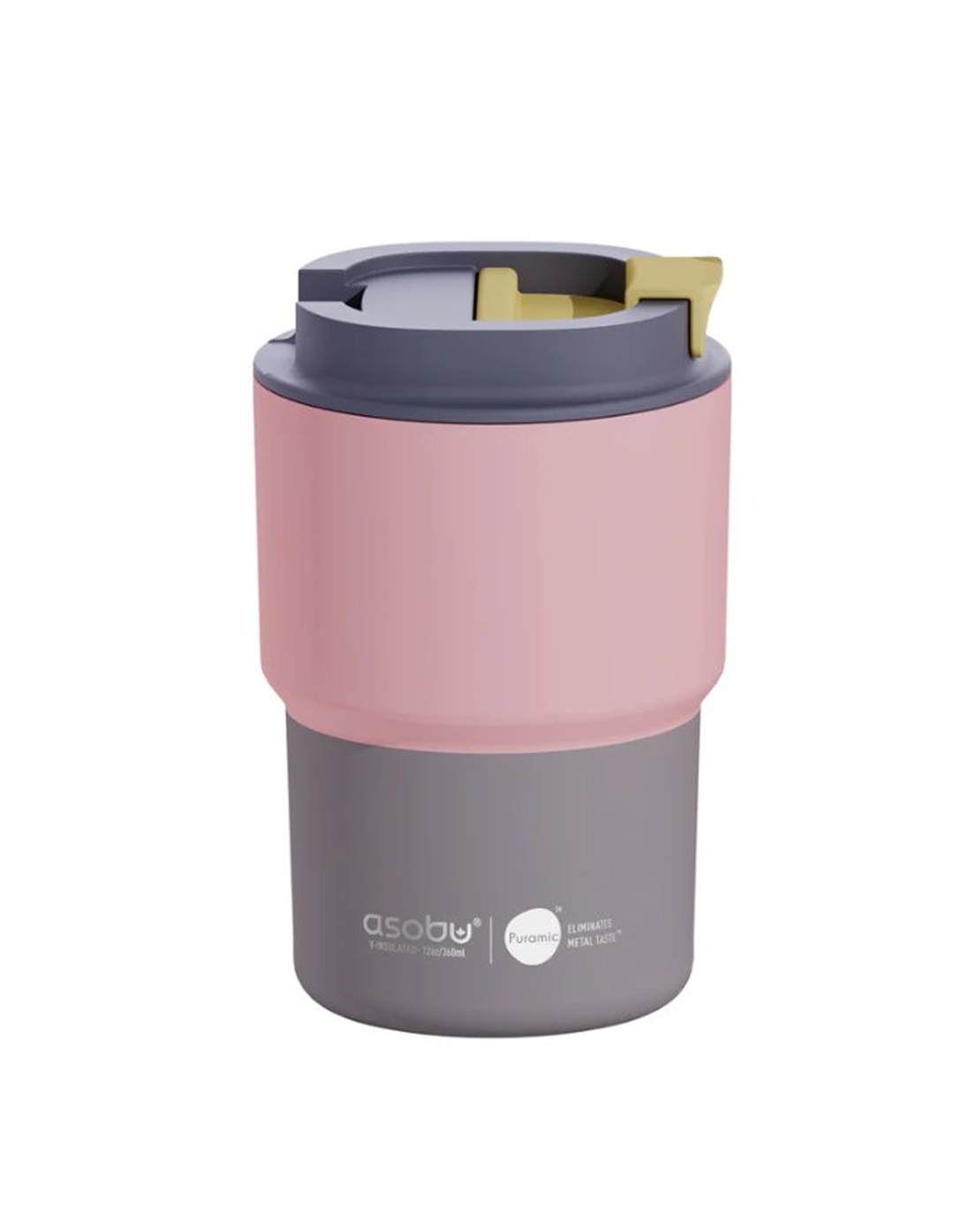 ASOBU MINI PICK-UP cestovní termohrnek PASTEL PEACH/ORANGE 350ml Cestovní termohrnek ASOBU