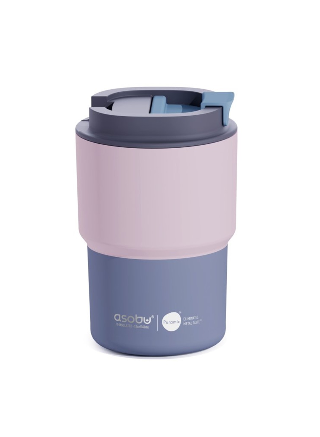 ASOBU MINI PICK-UP cestovní termohrnek PASTEL PINK 350ml Cestovní termohrnek ASOBU