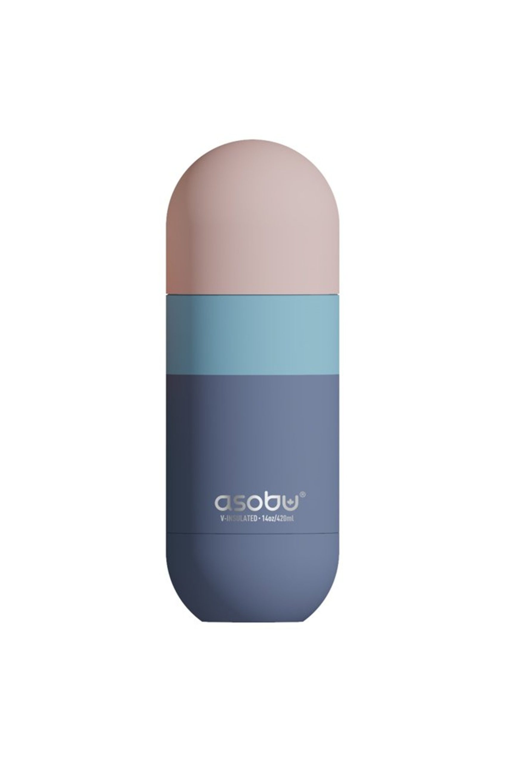 ASOBU ORB cestovní termoska PASTEL BLUE 420ml Cestovní termoska ASOBU