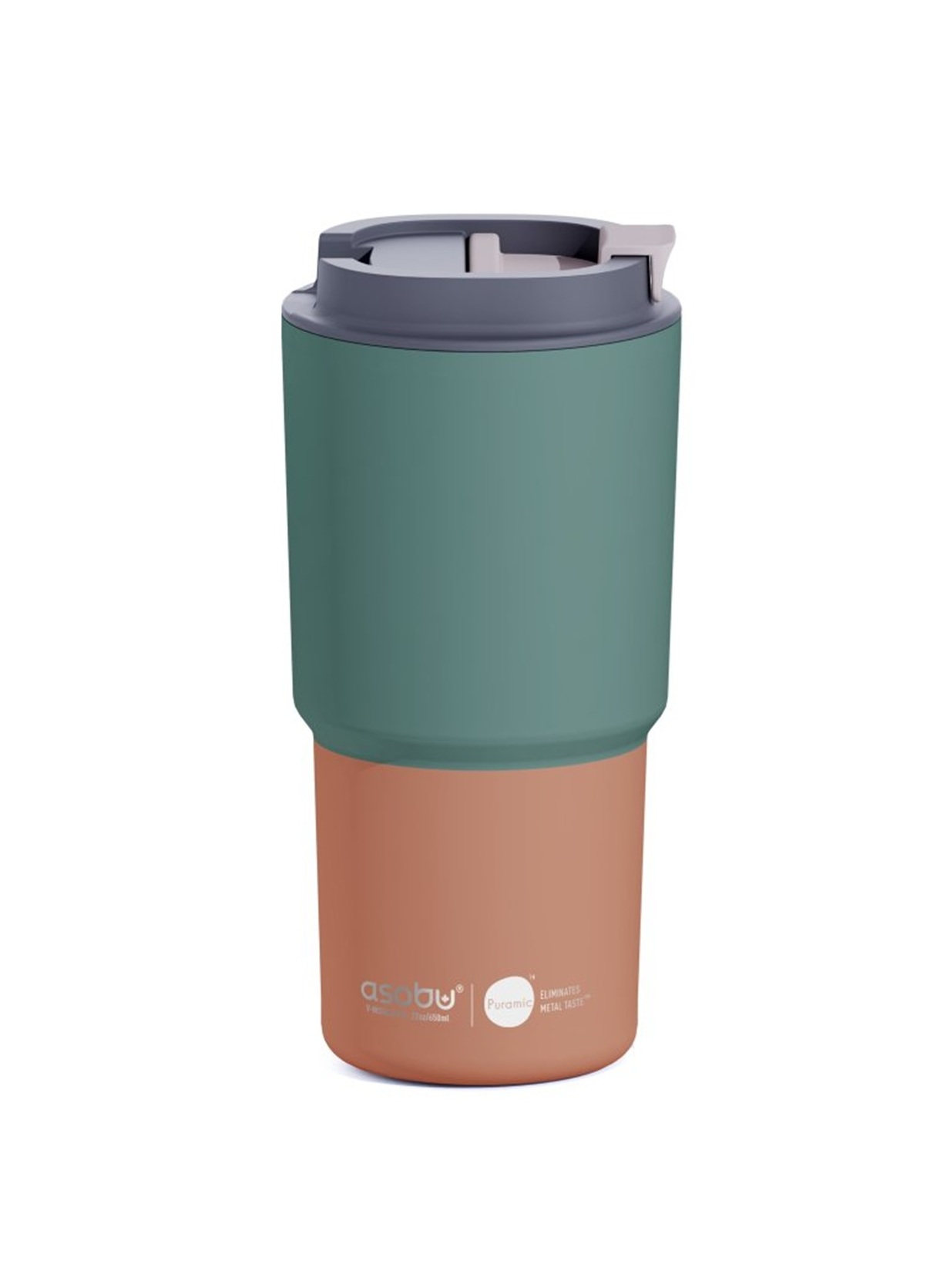 ASOBU PICK ME UP cestovní termohrnek PASTEL GREEN 650ml Cestovní termohrnek ASOBU