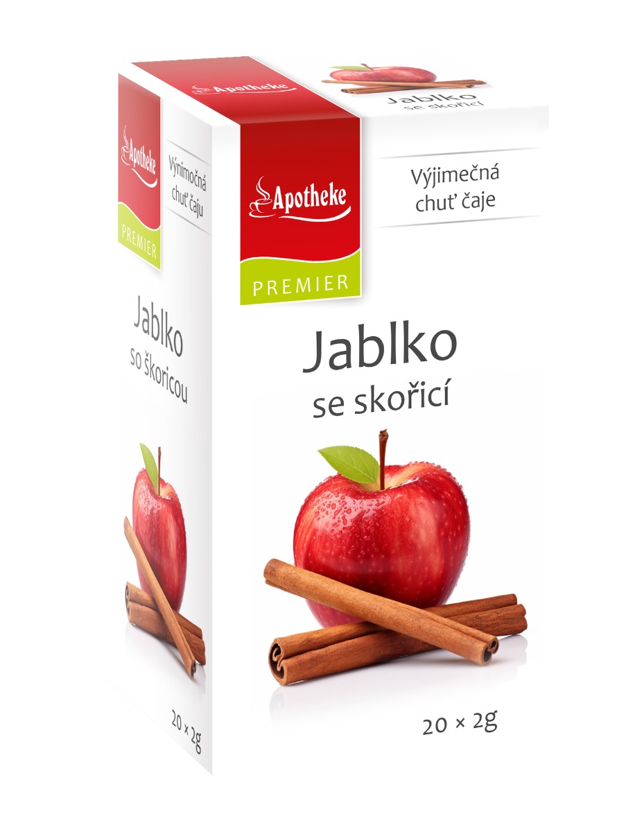 Apotheke Jablko se skořicí porcovaný čaj 20x2 g Apotheke
