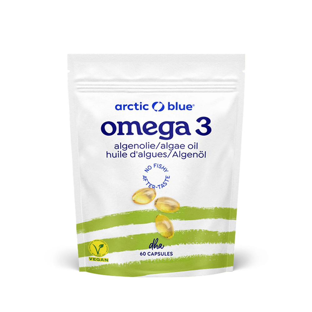 Arctic Blue Vegan Omega 3 Algae 250 mg DHA 60 kapslí Arctic Blue