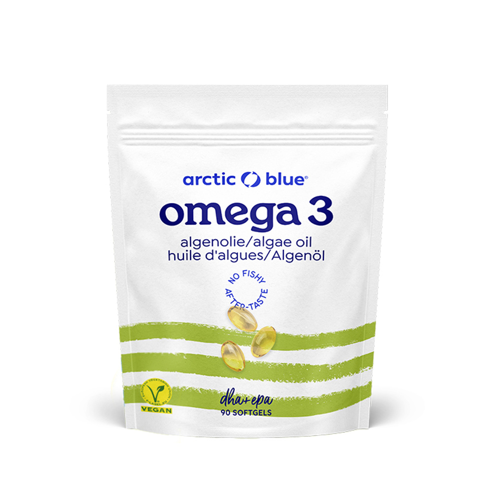 Arctic Blue Vegan Omega 3 Algae 420 mg DHA + 140 mg EPA 90 gelových kapslí Arctic Blue
