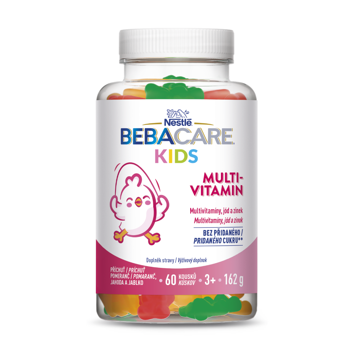BEBACARE Kids MULTIVITAMÍN gummies 60 ks BEBACARE
