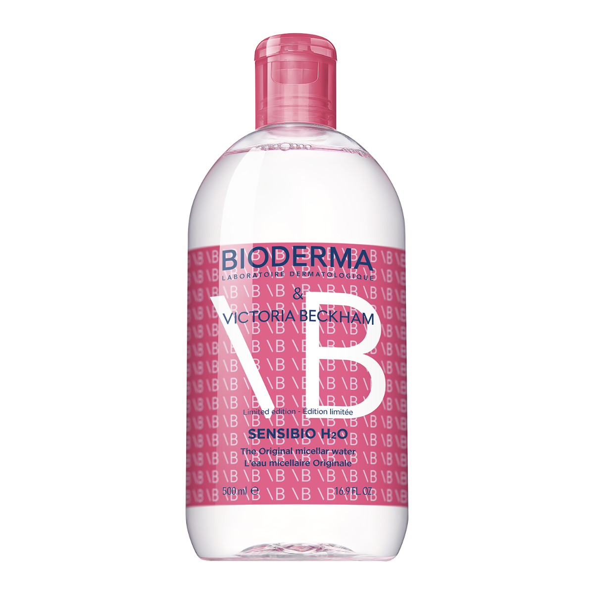 BIODERMA Sensibio H2O micelární voda 500 ml limitovaná edice Victoria Beckham BIODERMA