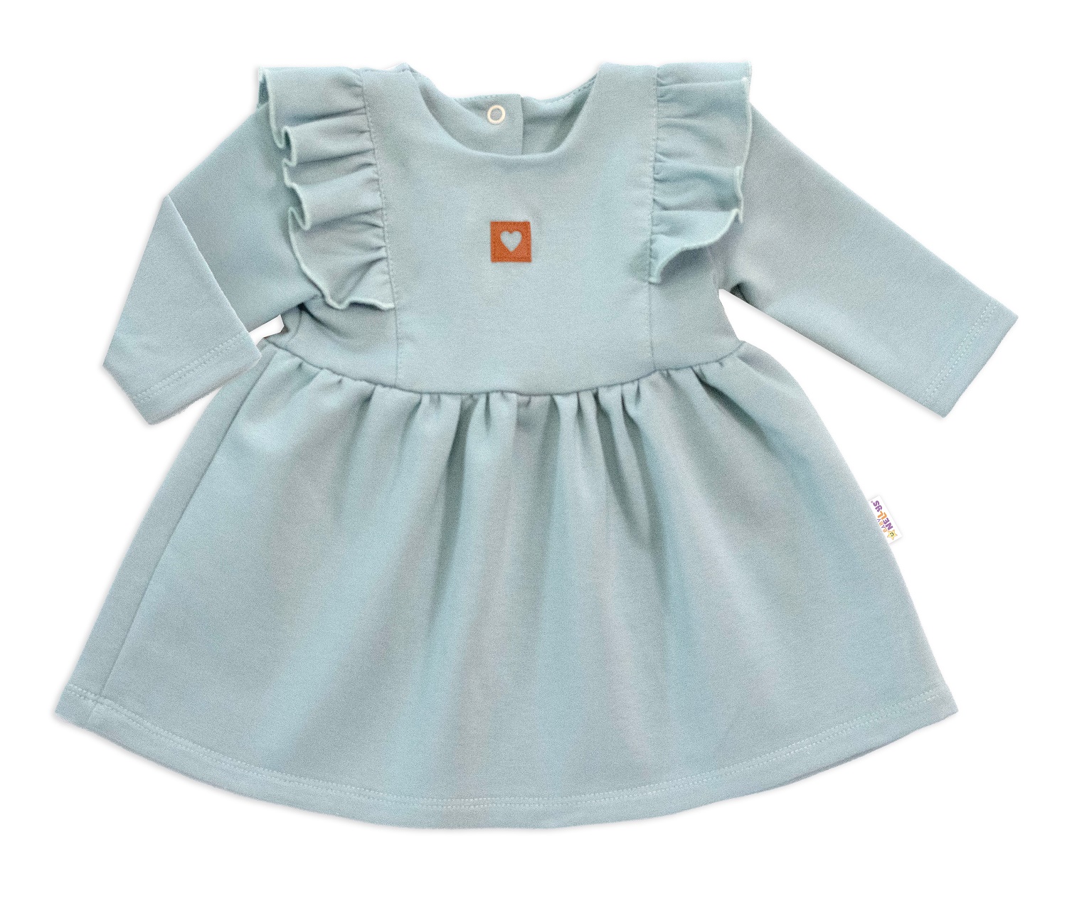 Baby Nellys Dětské teplákové šaty