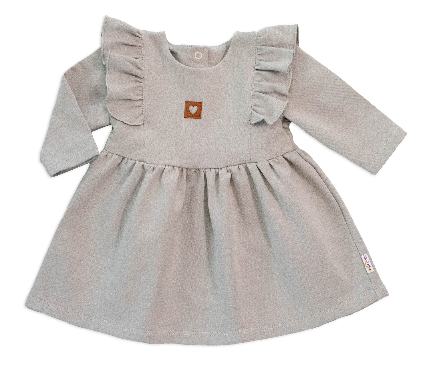 Baby Nellys Dětské teplákové šaty