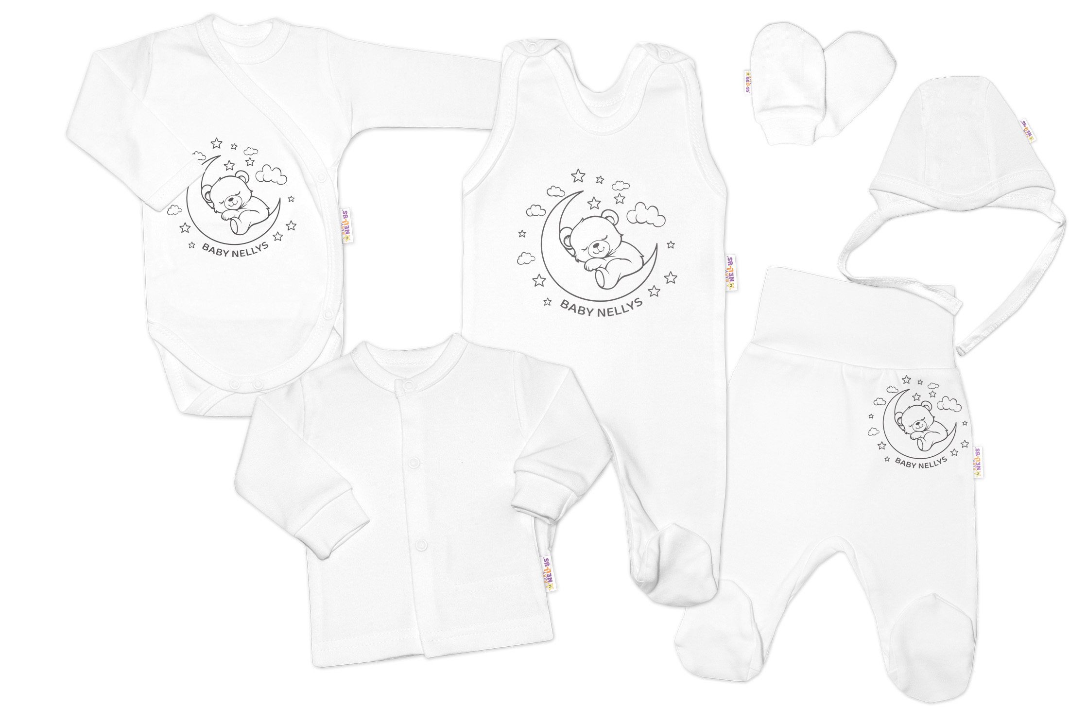 Baby Nellys Soupravička do porodnice 6D