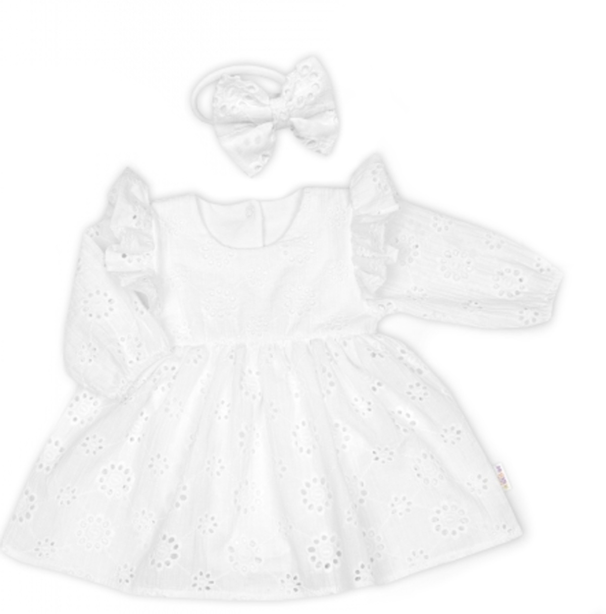Baby Nellys Sukničkobody s volánkem + čelenka New Madeira