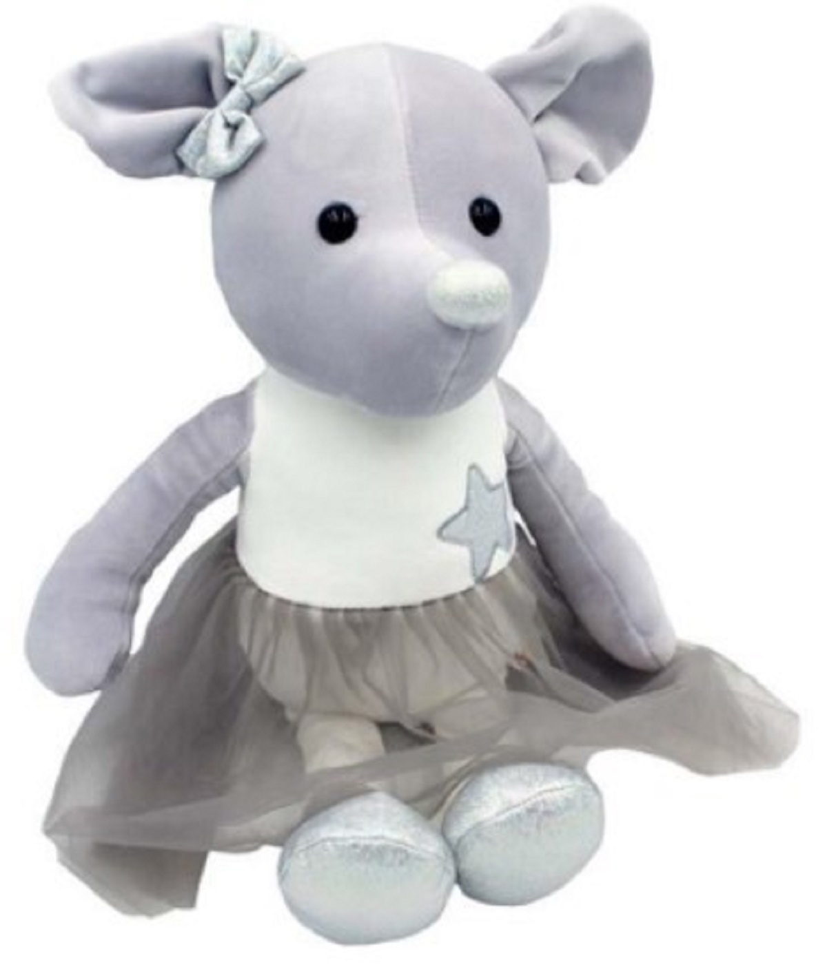 Babyono Plyšová hračka Tulilo Myška Lila
