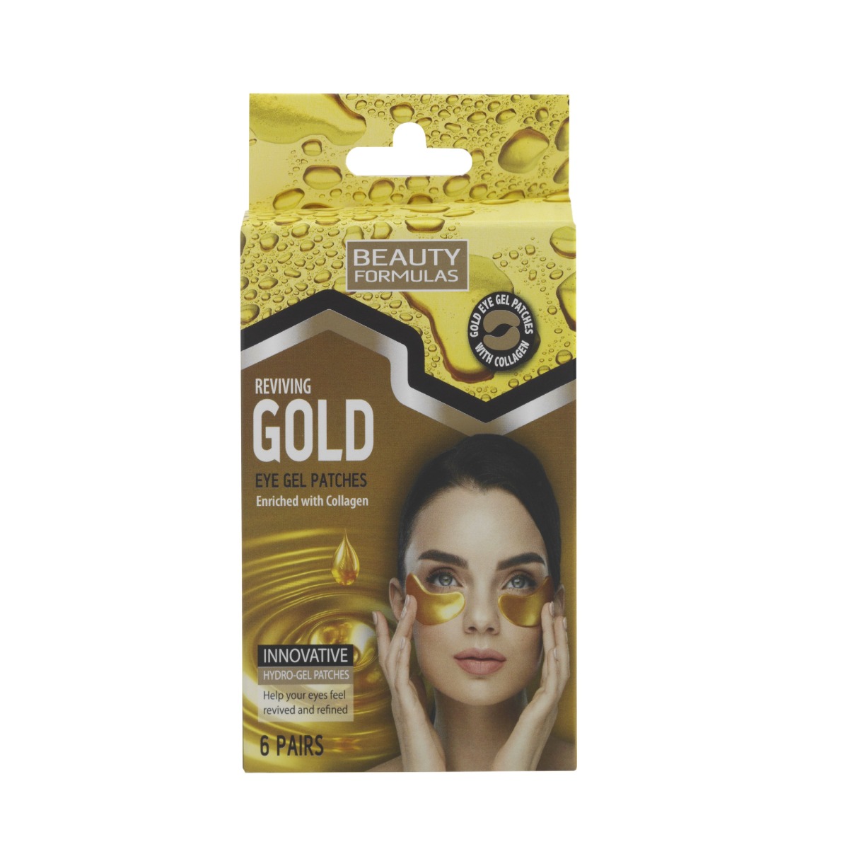 Beauty Formulas Gelové masky pod oči s kolagenem 6 párů Beauty Formulas