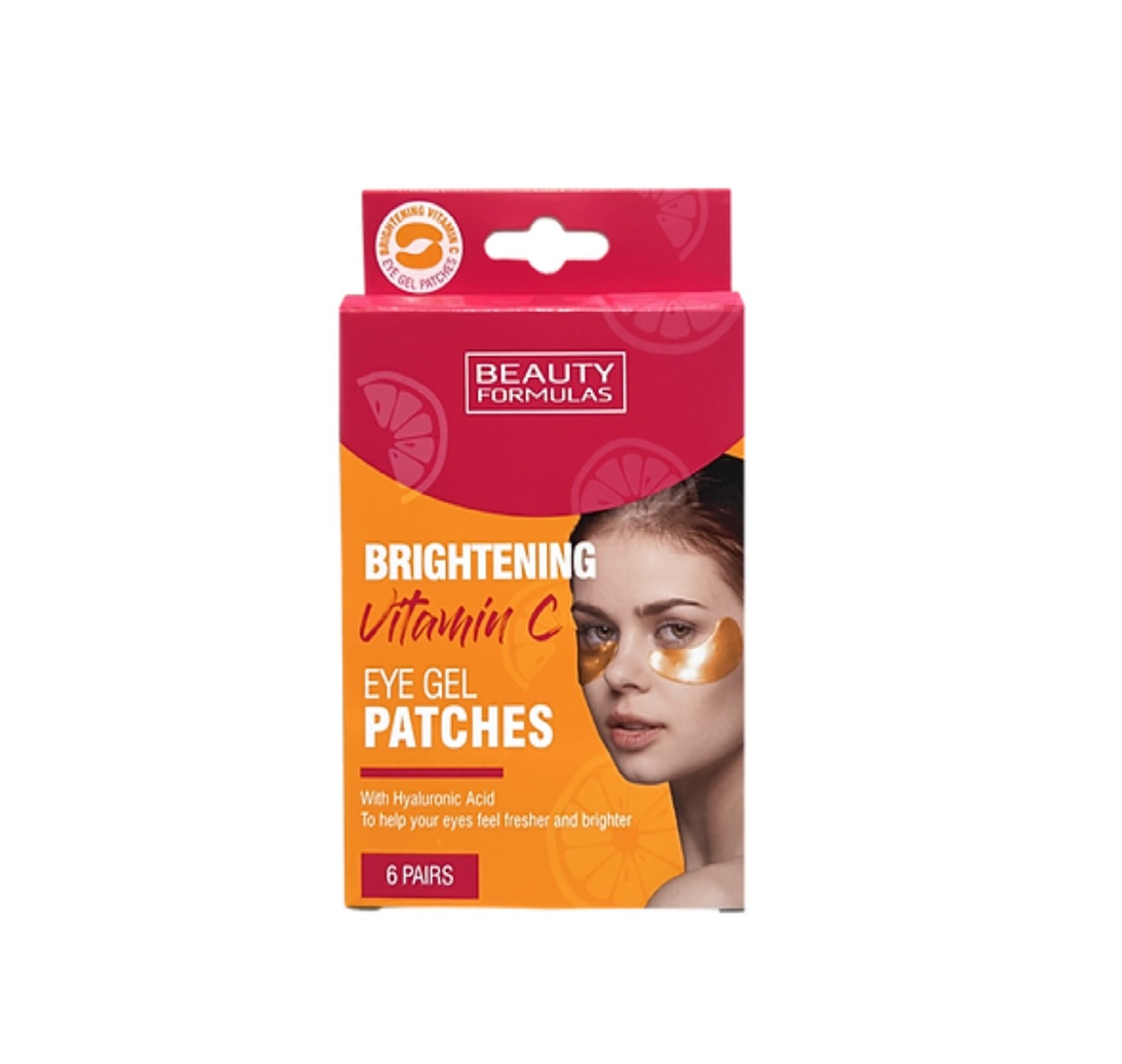 Beauty Formulas Rozjasňující gelové masky pod oči s vitaminem C 6 párů Beauty Formulas