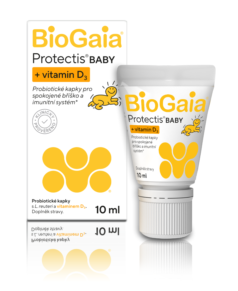 Biogaia Protectis Baby + vitamin D3 Probiotické kapky 10 ml Biogaia