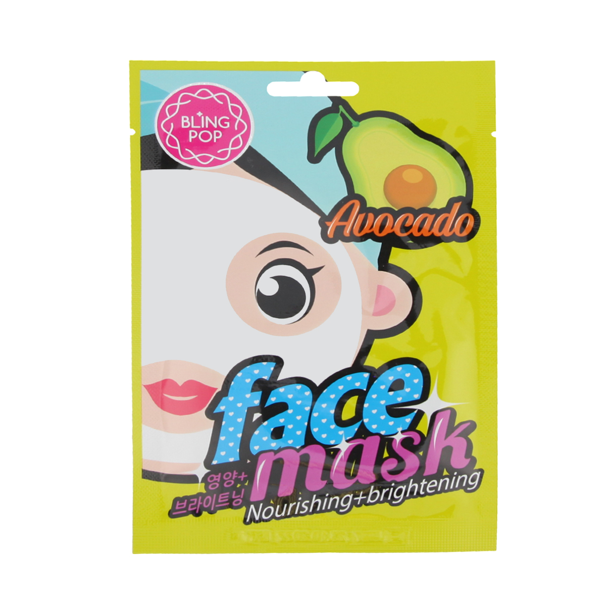 Bling Pop Avocado Nourishing & Brightening Mask 20 ml Bling Pop
