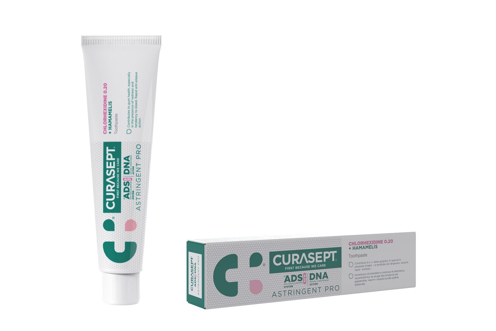 CURASEPT ADS DNA ASTRINGENT PRO zubní pasta 75 ml CURASEPT