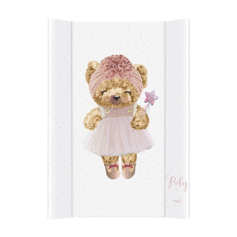 Ceba Podložka přebalovací 2-hranná s pevnou deskou (50x70) Comfort Fluffy Puffy Poly Ceba